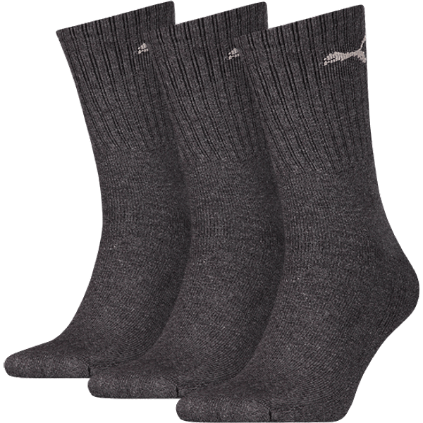 Chaussettes de sport à semelle éponge – Anthracite – 39-42