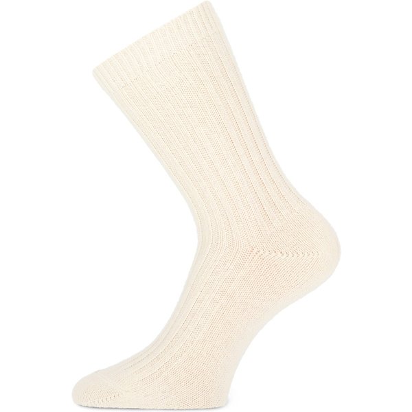 Chaussettes femme en cachemire – Blanc cassé – Pointures 39 à 42