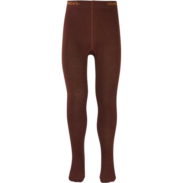 Collants en coton pour enfants – Mahagoni – 134-146