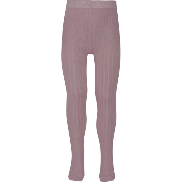 Collants en coton côtelé pour enfants – Rose sauvage – 68