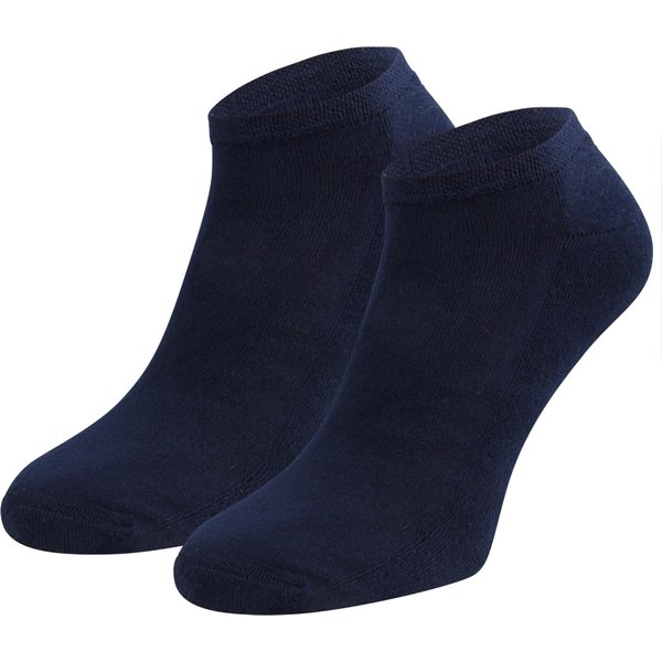 Chaussettes de sport en bambou avec semelle éponge – Bleu marine – Pointures 36 à 40
