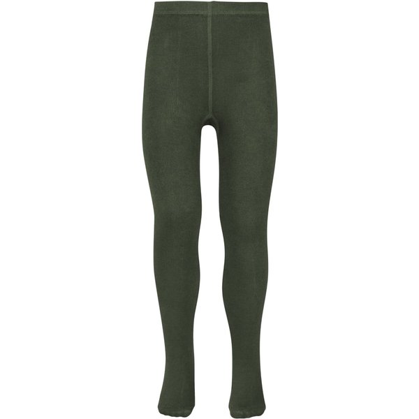 Collants en coton pour enfants – Vert lierre – 140-146