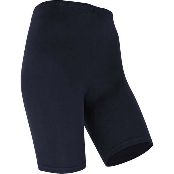 Leggings courts en coton pour femme – Bleu marine – Tailles S-M