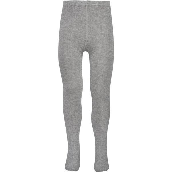 Collants en coton pour enfants – Gris chiné – 122-128