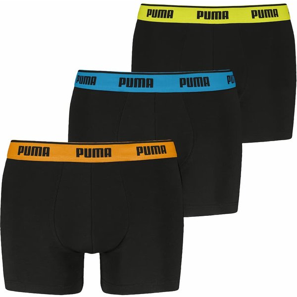 Lot de 3 boxers basiques pour homme – Noir chiné – Taille L