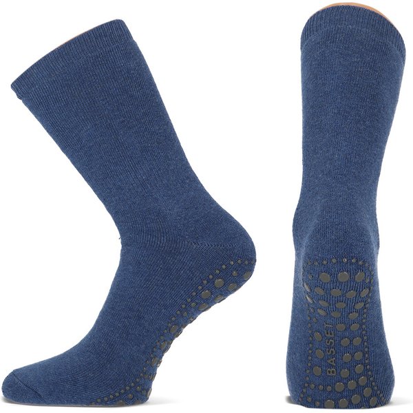 Chaussettes d'intérieur en coton antidérapantes – Jeans – 35-38
