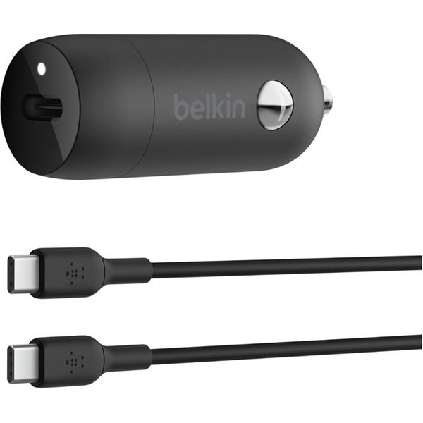 Belkin Boost Charge Usb-C-Kfz-LadegeräT Inkl. Kabel, Schwarz, 30W-image