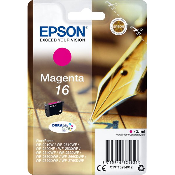 Epson Durabrite 16 Tintenpatrone, Magenta-image