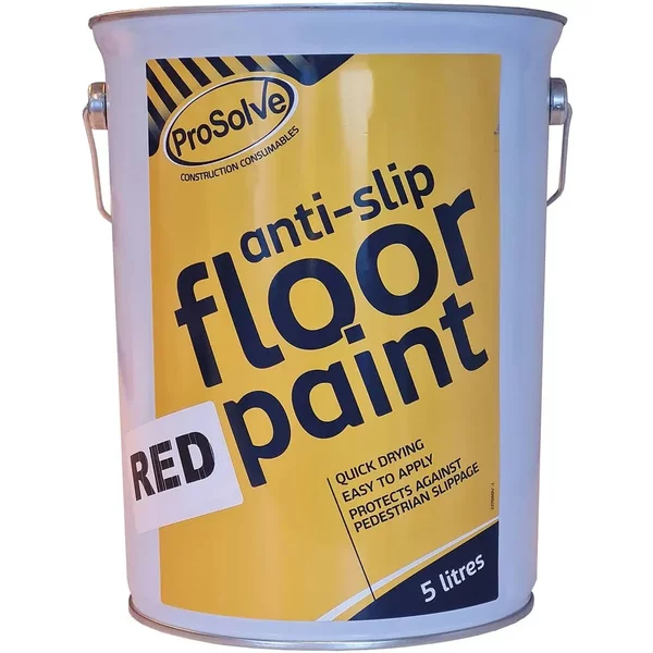 Prosolve Anti Slip Floor Paint Red 5L