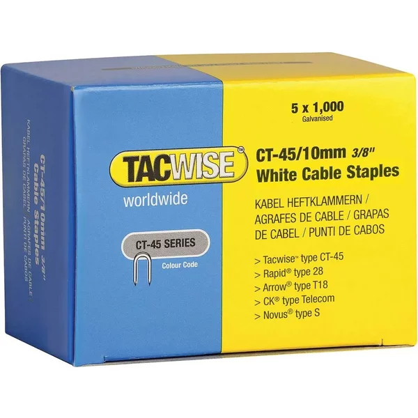 Tacwise Cable Staples 10Mm Pk5000
