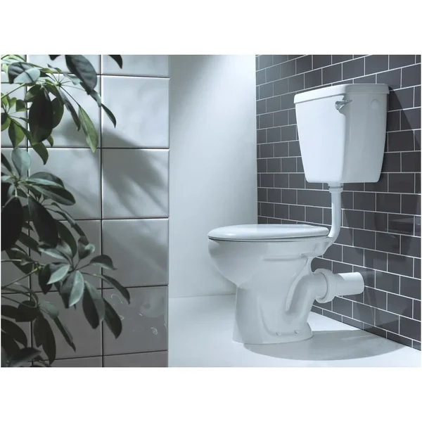 Atlas Pro Low Level Cistern White Comes With Lever And Syphon