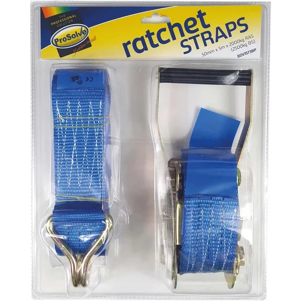 Prosolve Ratchet Strap 5M 2000Kg Ras 5M X 50Mm