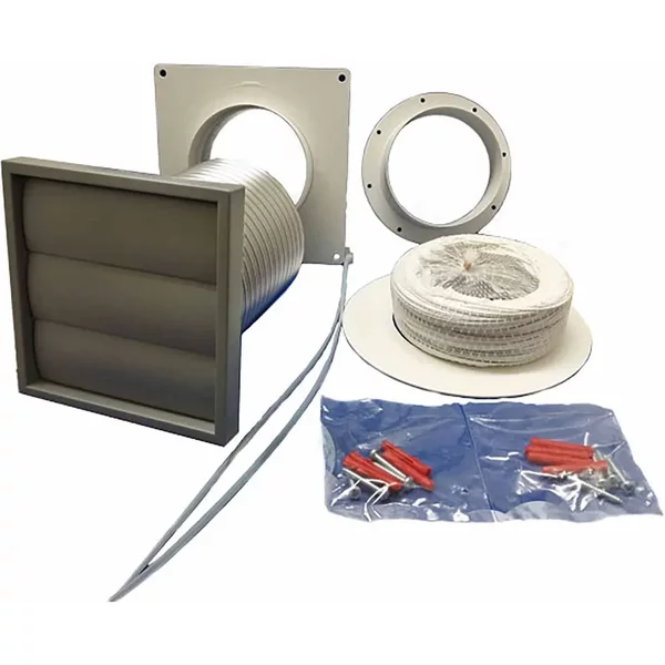Manrose Tumble Dryer Vent Kit Comes With Gravity Shutter 100Mm
