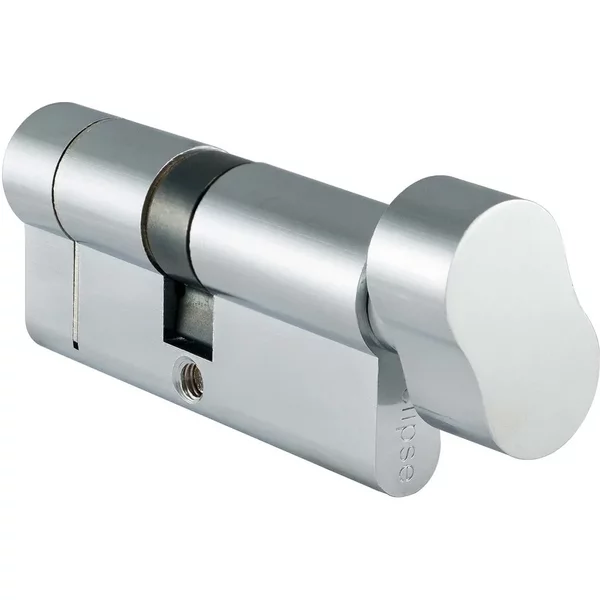 Efb Euro Cylinder Thumbturn Satin S/Steel 35/35