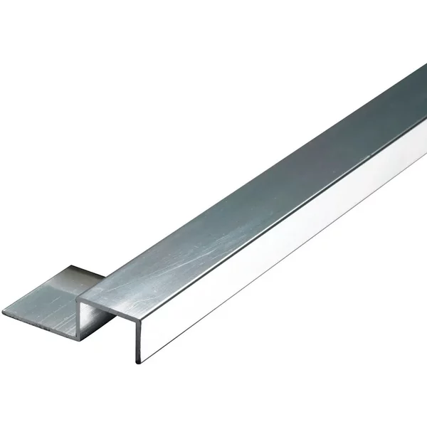 Tile Trim 15 X 9Mm Capping Silver Aluminium 2.4M