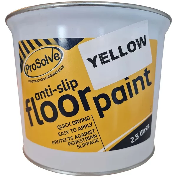 Prosolve Anti Slip Floor Paint Yellow 2.5L