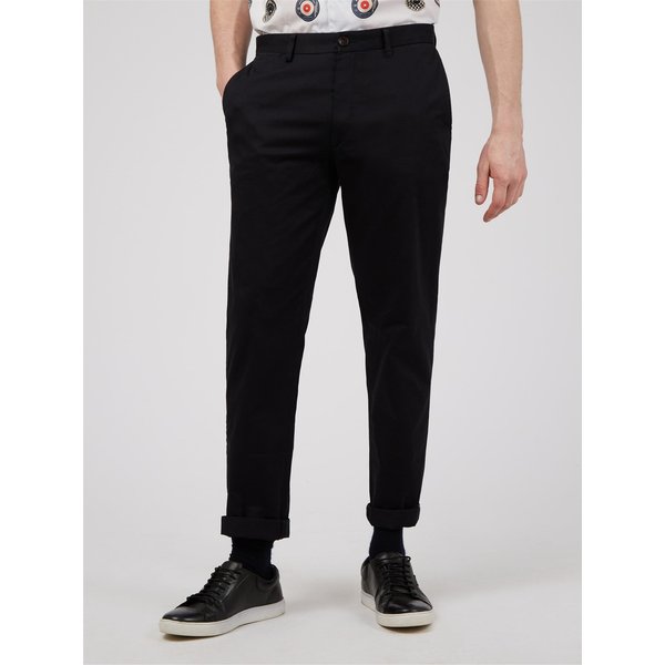Signature Slim Stretch Chinos Black