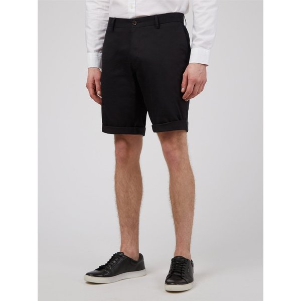 Signature Cotton Chino Shorts - Black Black