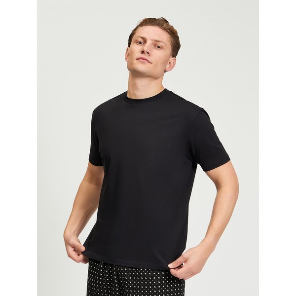 Short Sleeve Jersey Tee Black