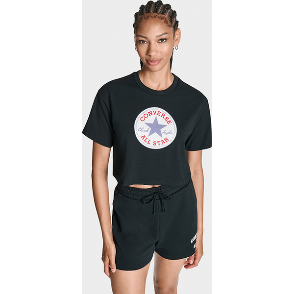 Koszulka Damska Chuck Taylor All Star Patch Cropped