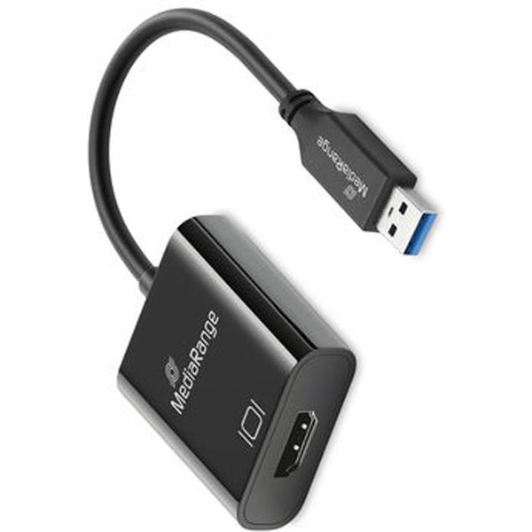 MEDIARANGE Usb-A zu Hdmi Audio und Video Konverter - Kabel - Audio/Multimedia
