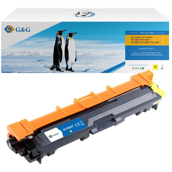 G&G | Ninestar Toner kompatibel mit Brother TN-241Y/242Y/245Y/246Y - Kompatibel - Tonereinheit