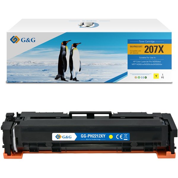 G&G | Ninestar XL-Toner kompatibel mit HP 207X/W2212X Mit Chip - Kompatibel - Tonereinheit