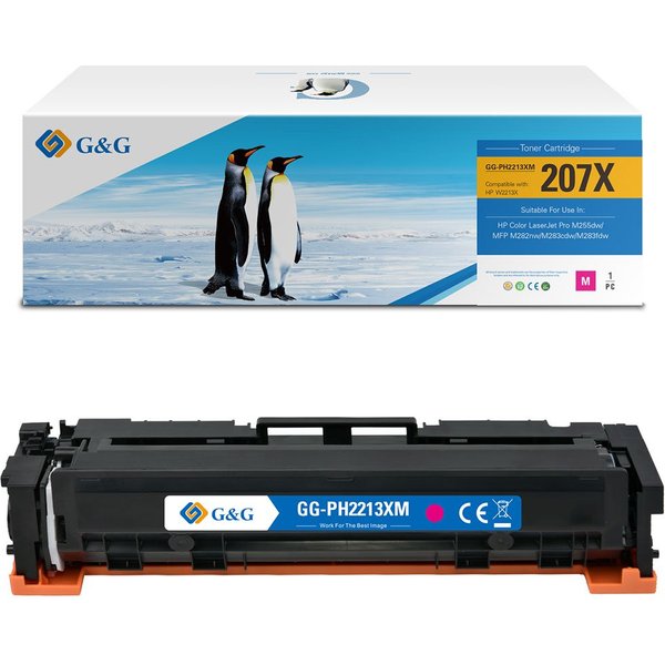 G&G XL-Toner kompatibel mit HP 207X/ W2213X (Mit Chip)