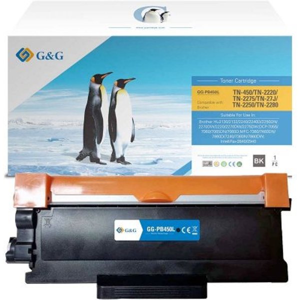 G&G XL-Toner kompatibel mit Brother TN-2220/ TN-2010