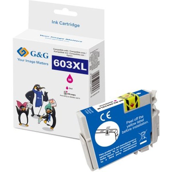G&G | Ninestar XL-Druckerpatrone kompatibel mit Epson 603XL Magenta - Kompatibel