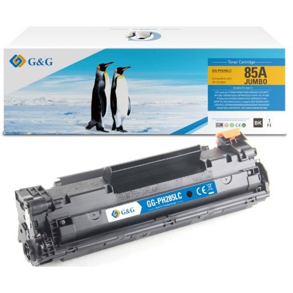 G&G | Ninestar XL-Toner kompatibel mit HP 85A/Canon 725 - Kompatibel - Tonereinheit