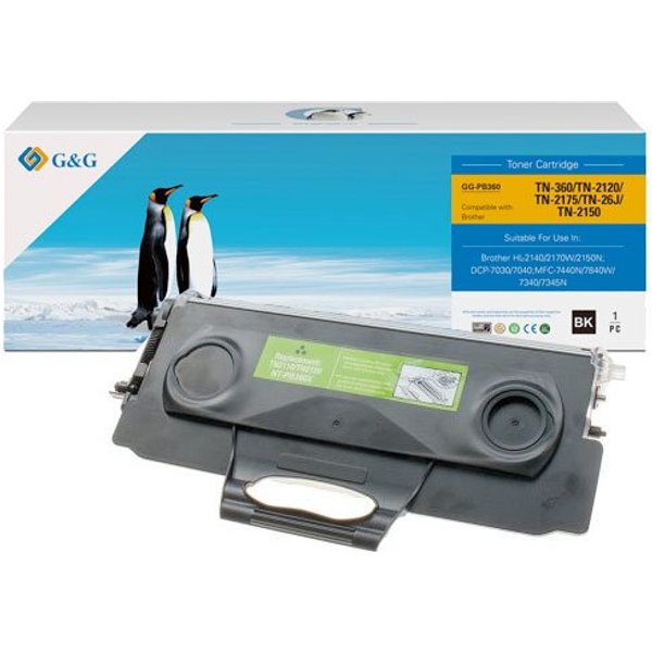 G&G | Ninestar G&G NT-PB360 - 2600 Seiten - Schwarz - 1 Stück(e)