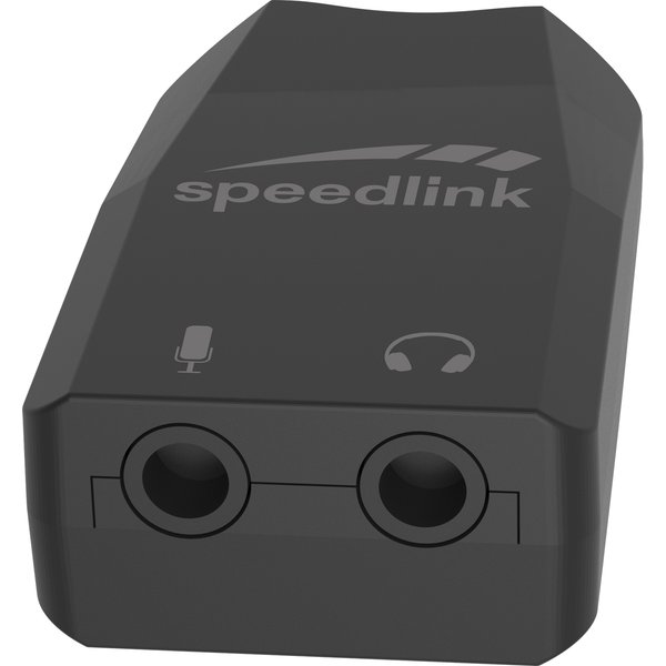 SPEEDLINK USB-C Soundkarte VIGO schwarz retail - Soundkarte