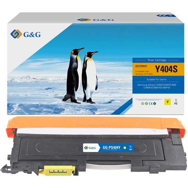 G&G Toner kompatibel mit Samsung CLT-Y404S/ HP SU444A
