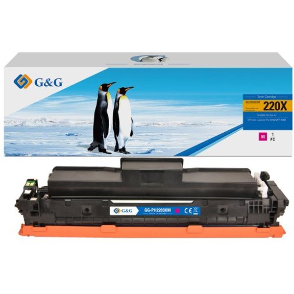 G&G | Ninestar XL-Toner kompatibel mit HP 220X/W2203X - Kompatibel - Tonereinheit
