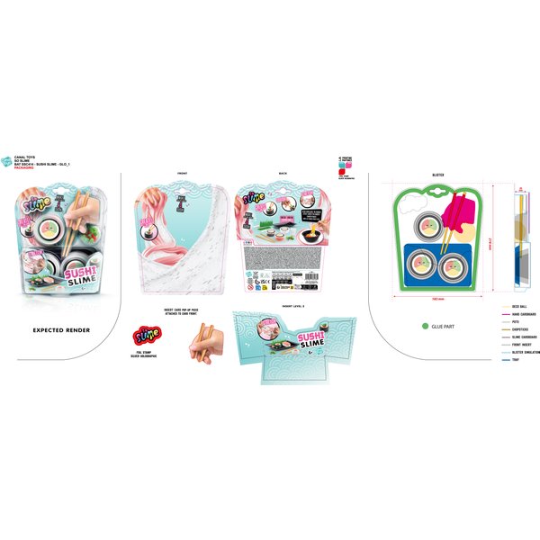 Canaltoys Sushi Slime Kit