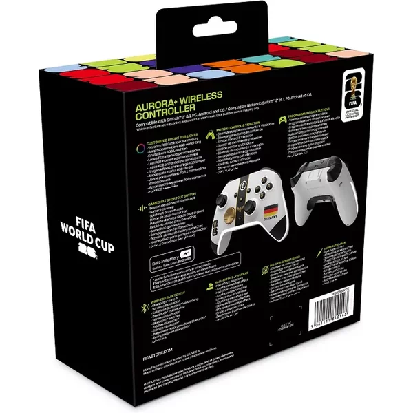 DragonShock AURORA+ Controller FIFA WC 26 Germany Wireless Switch1/2