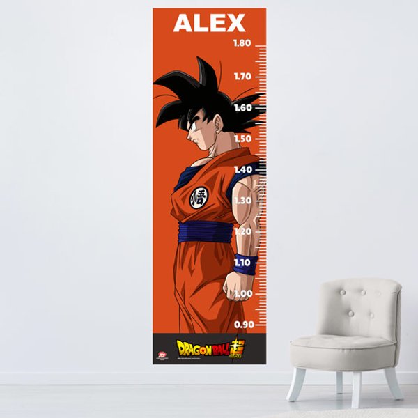Personalisierte Messlatte von Dragon Ball