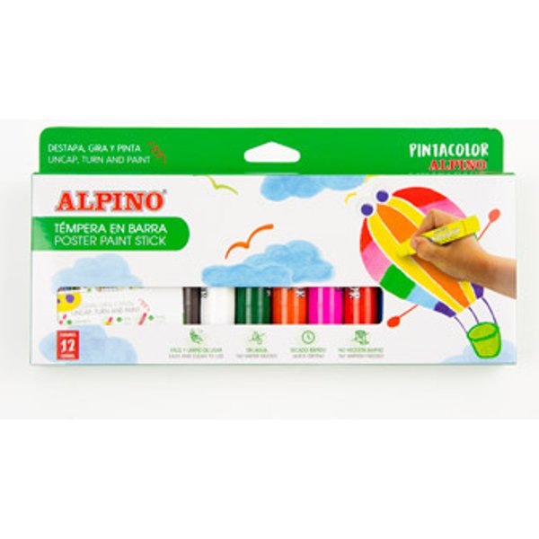 Alpino feste Temperafarben für Kinder