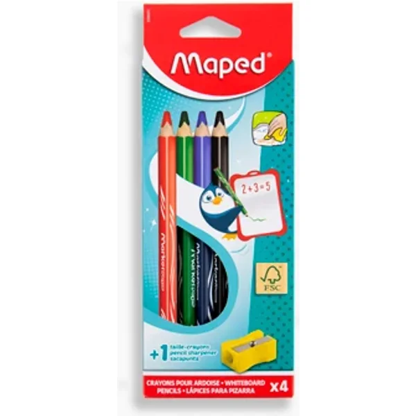 Maped Marker'Peps – Holzbleistifte für trocken abwischbare Whiteboards