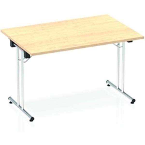Impulse 1200mm Folding Rectangular Table Maple Top I000717