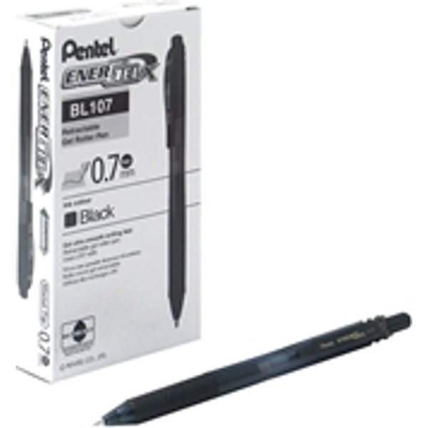 Pentel Energel X Gel Retractable Gel Rollerball Pen 0.7mm Tip 0.35mm