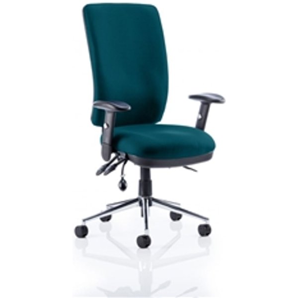 Chiro High Back With Height Adjustable Arms Bespoke Colour Back And