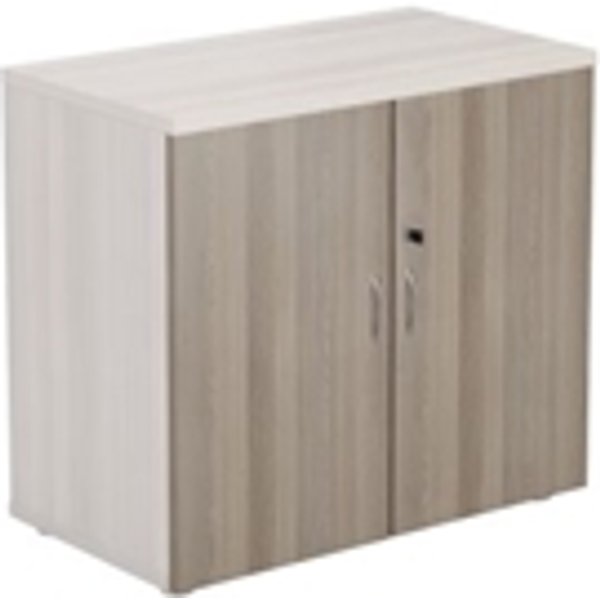 Wooden Storage Cupboard Doors : 700mm : Grey Oak