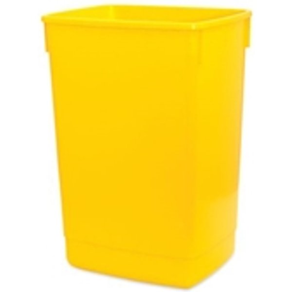 Addis 60 Litre Flip Top Bin Base Yellow 510901 AG03887