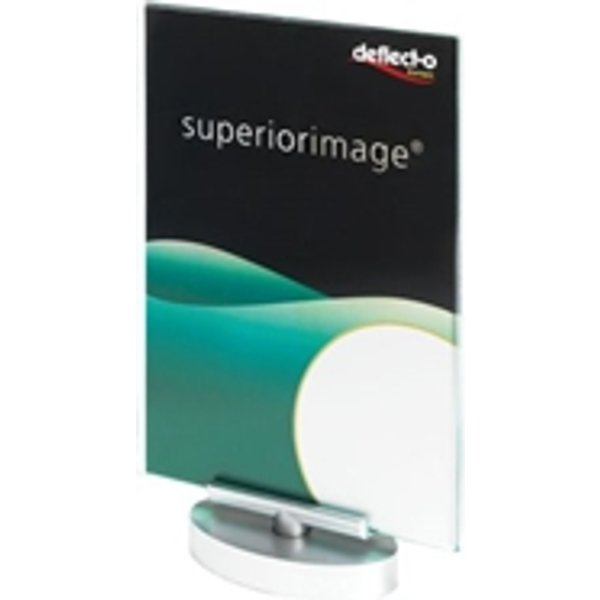Deflecto Swivel Sign Holder A4 Clear DE691101 DF02118