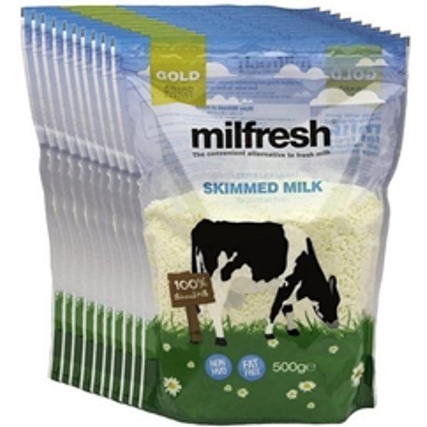 Milfresh Gold Skimmed Granulated Milk 500g - PACK (10)