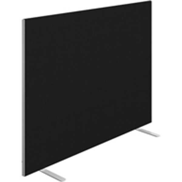 1600W X 1200H Upholstered Floor Standing Screen Straight - FST1612SBK
