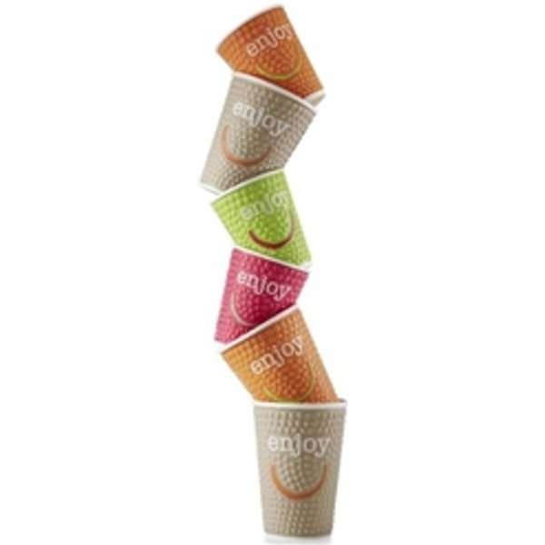 Huhtamaki Enjoy Double Wall Disposable Hot Cups 250ml (875 Pack)