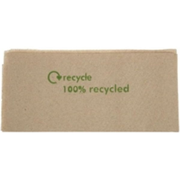 Swantex Recycled Lunch Napkin Kraft 32x30cm 1ply Pre-Folded (6000 Pack)